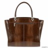 Женская сумка B533 brown croco
