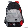 Рюкзак школьный GRIZZLY RB-352-1/1 (/1 серый - красный)
