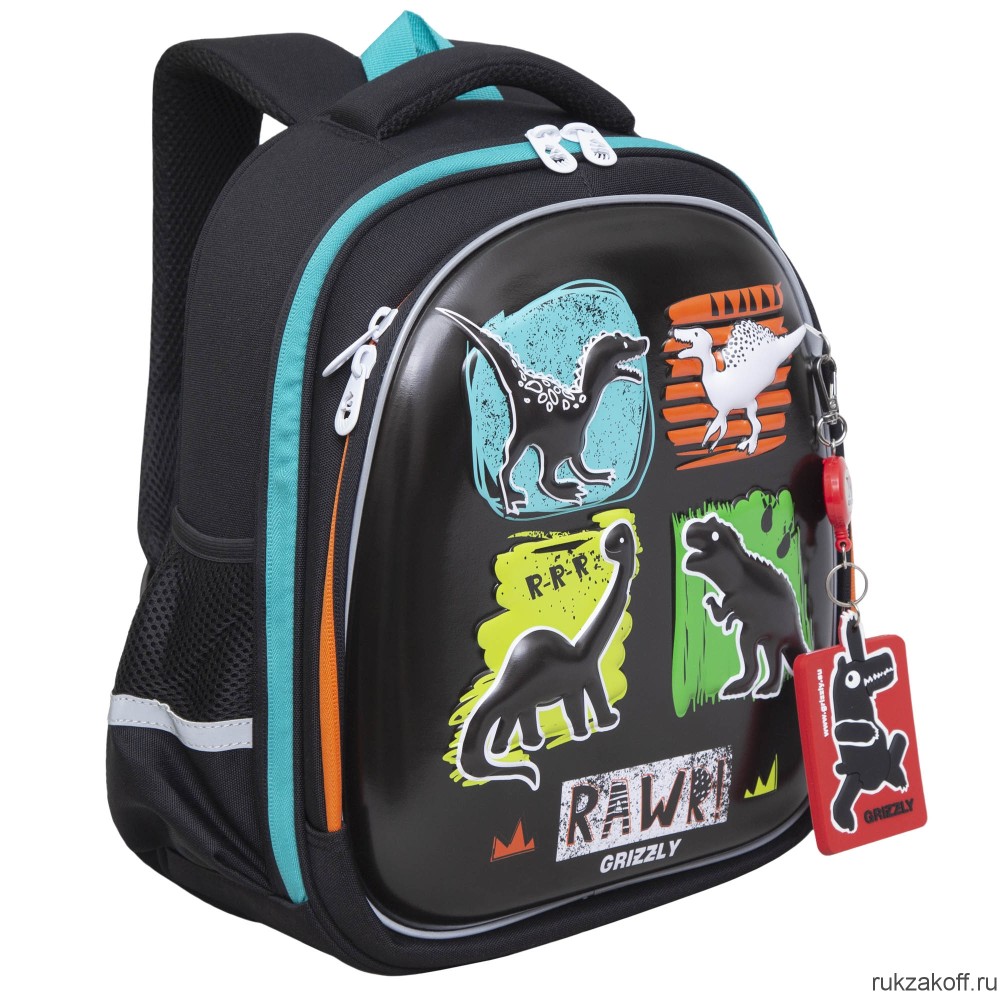 Рюкзак школьный GRIZZLY RAz-387-6 динозавры