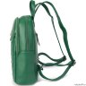 Женский кожаный рюкзак Orsoro d-457 зеленый