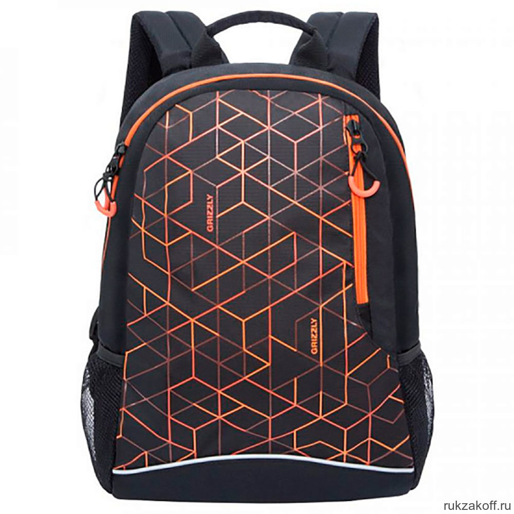 Рюкзак RU-805-2 Черный-оранжевый