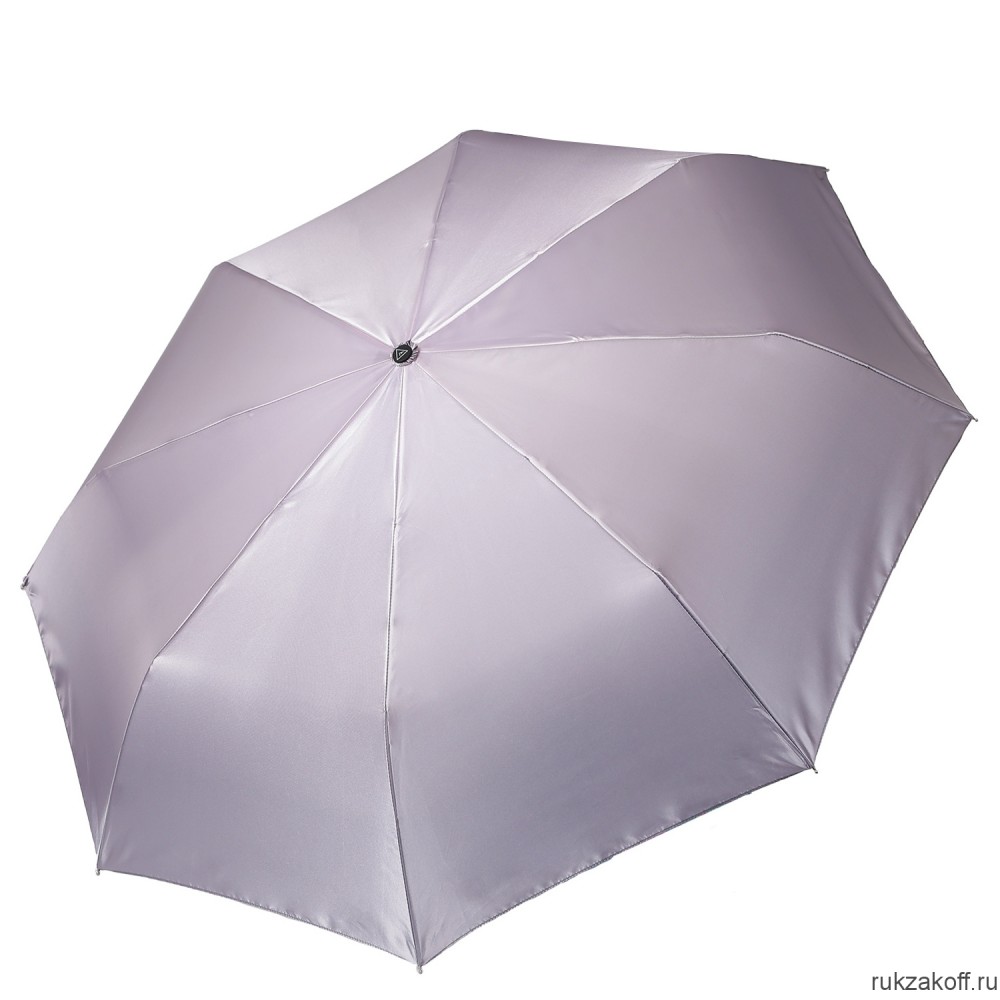Женский зонт Fabretti S-20151-3 автомат, 3 сложения,сатин серый