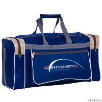 Спортивная сумка Polar 6007/6 Синий (бежевые вставки) 