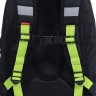 Рюкзак школьный GRIZZLY RAf-293-2/1 (/1 черный - салатовый)