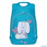 Рюкзак школьный Grizzly RG-169-1 голубой