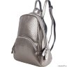 Кожаный рюкзак Monkking 522 рептилия серебро