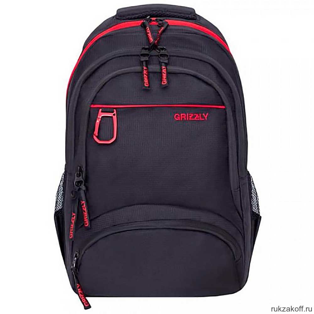 Рюкзак Grizzly RU-806-11 Черный/красный