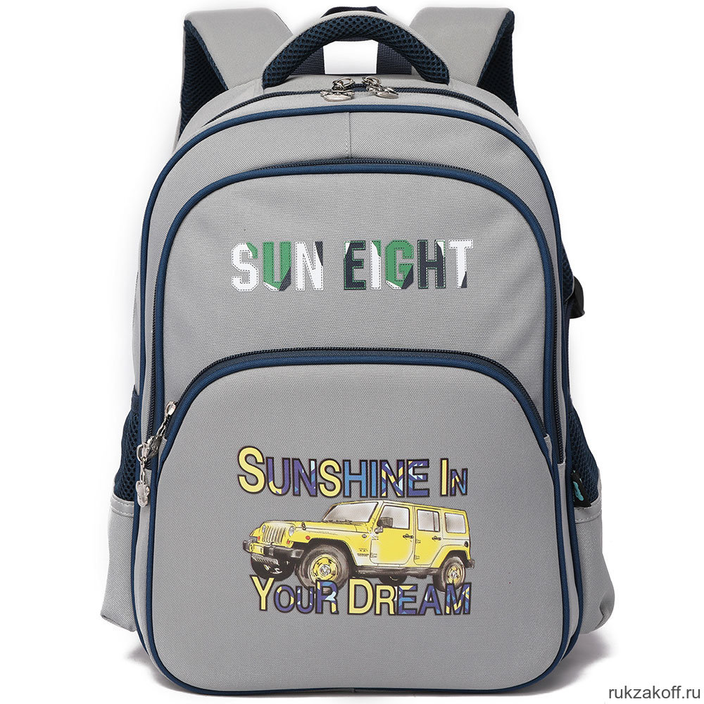 Школьный рюкзак Sun eight SE-2688 Светло-серый