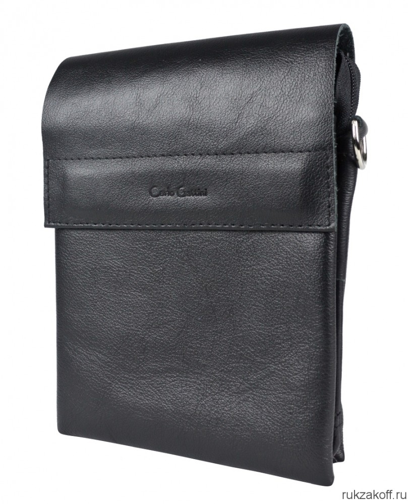 Кожаная мужская сумка Carlo Gattini Feruda black (арт. 5050-01)