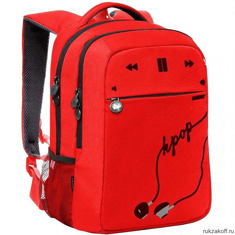 Рюкзак школьный Grizzly RB-156-2 красный