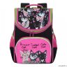 Рюкзак школьный с мешком Grizzly RAm-084-5/1 (/1 черный - розовый)