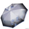 S-20222-3 Зонт жен. Fabretti, автомат, 3 сложения, сатин серый