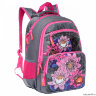 Школьный рюкзак Orange Bear V-51 Flowers серый
