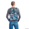 Молодёжный рюкзак BRAUBERG Сити-формат Камуфляж Голубой