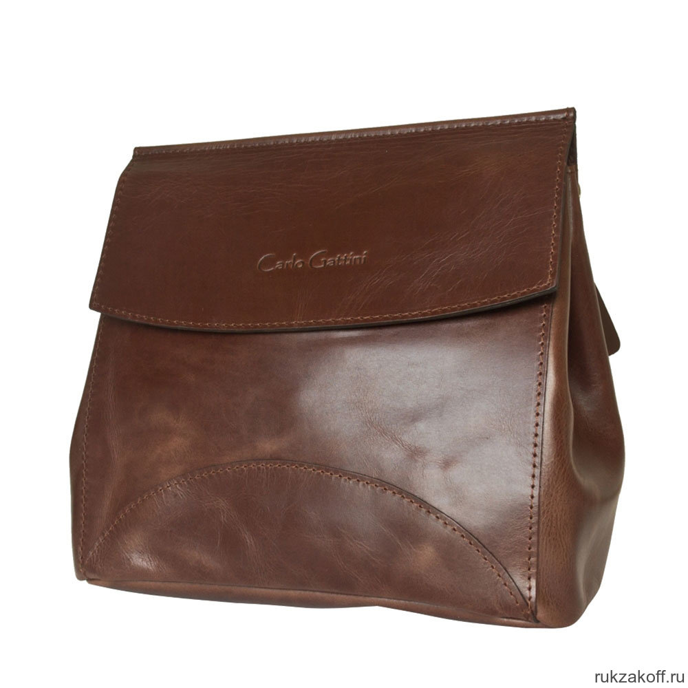 Кожаная женская сумка Carlo Gattini Prastia Rossano brown
