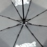 S-20233-3 Зонт жен. Fabretti, автомат, 3 сложения, сатин серый