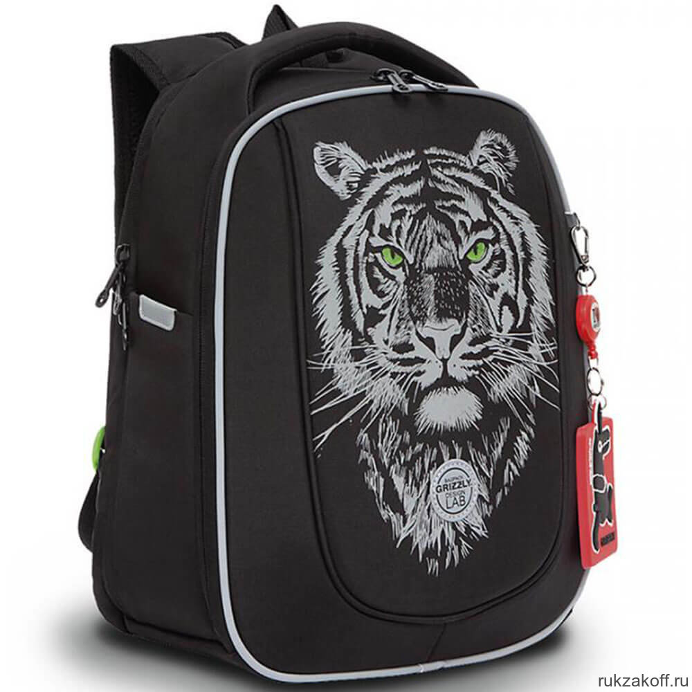 Рюкзак школьный Grizzly RAf-193-1 черный
