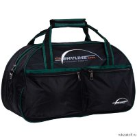 Спортивная сумка Polar П05 Черный (зеленые вставки)
