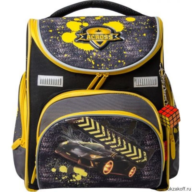 Школьный рюкзак Across Sport Car Yellow 191-1