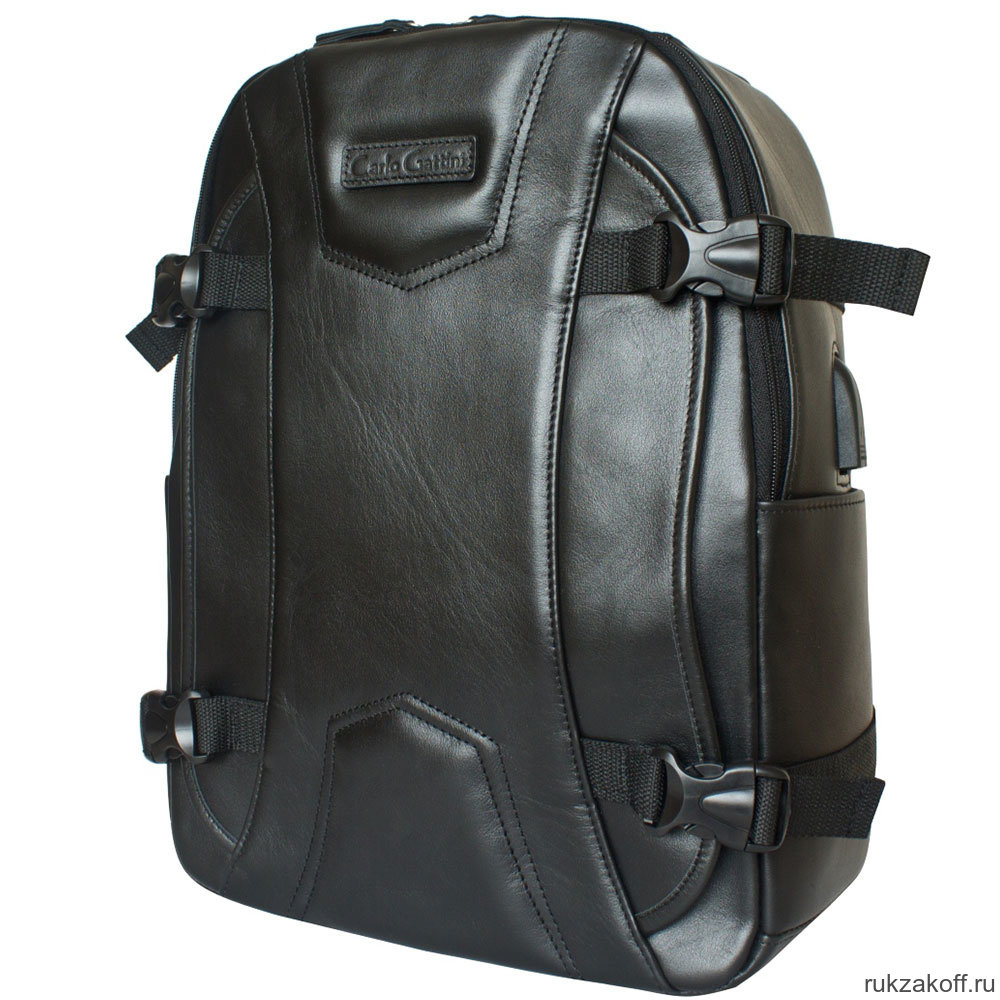Кожаный рюкзак Carlo Gattini Falcone black