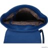 Женский кожаный рюкзак Orsoro d-446 синий