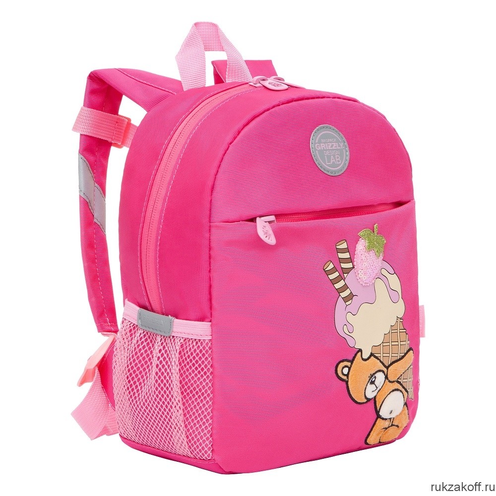 Рюкзак детский Grizzly RK-176-8 розовый