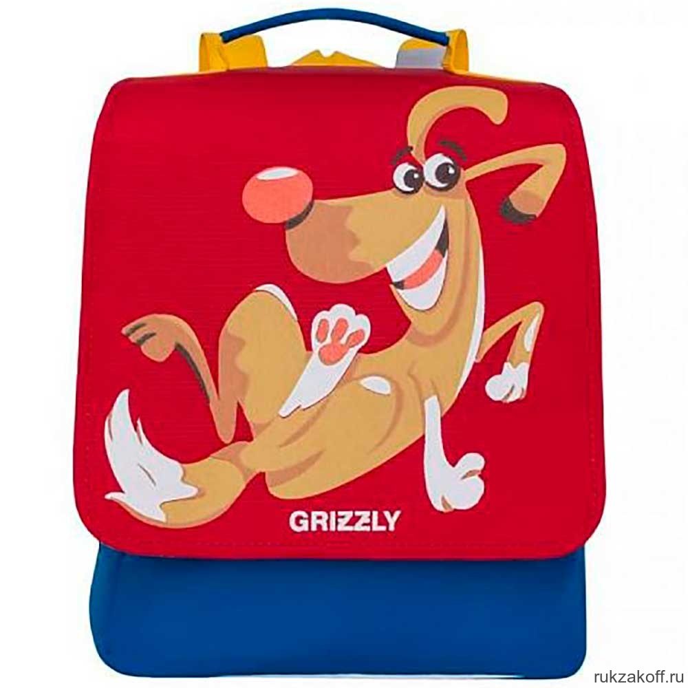 Рюкзак Grizzly RK-998-1 Красный/синий
