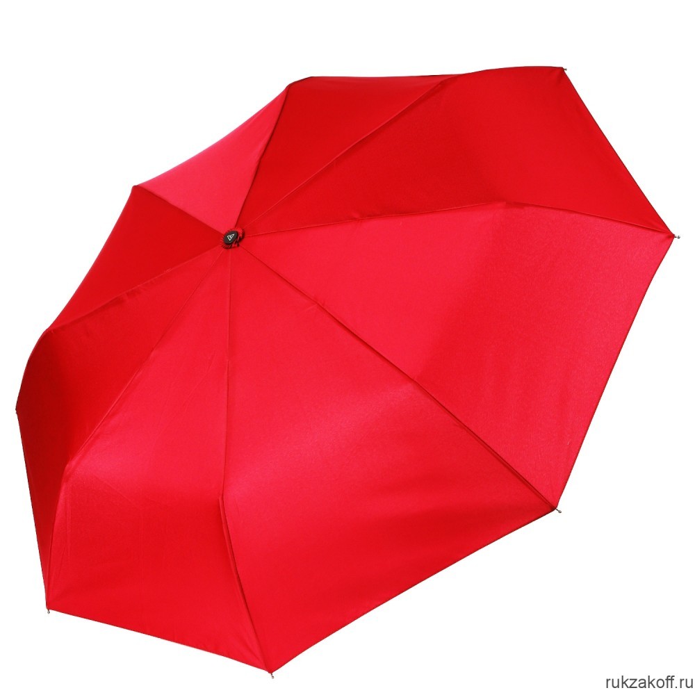 Женский зонт Fabretti UFN0002-4 автомат, 3 сложения, эпонж красный