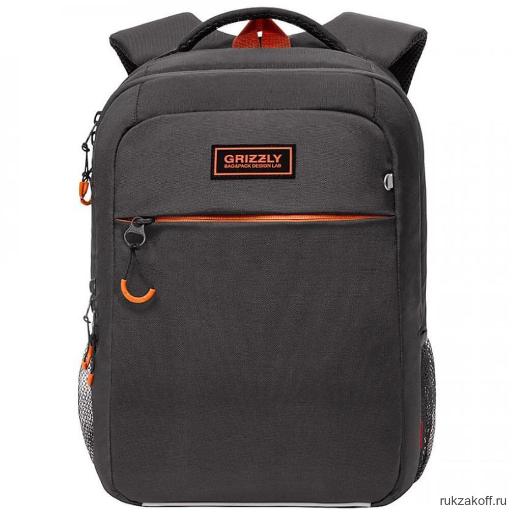 Рюкзак школьный Grizzly RB-156-1 серый