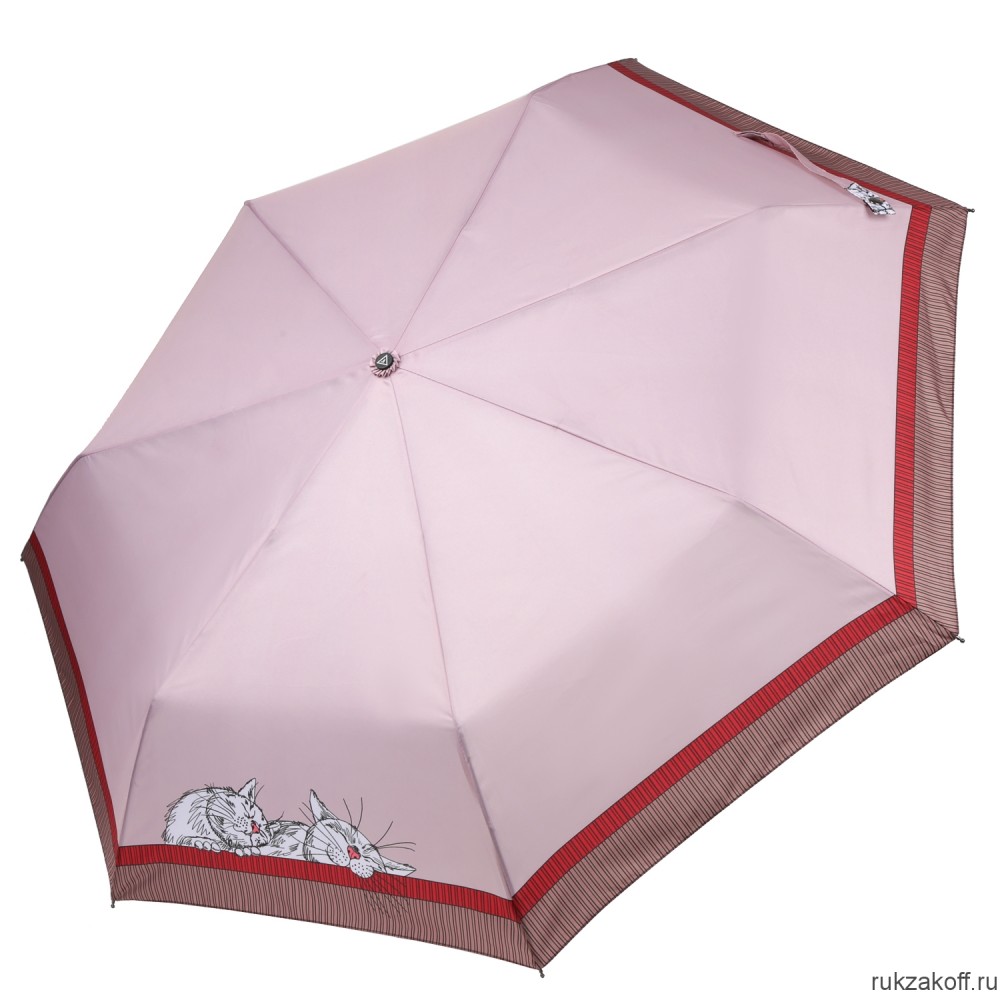 Женский зонт Fabretti P-20198-13 автомат, 3 сложения, эпонж бежевый