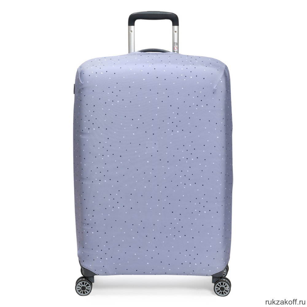 Чехол для чемодана Mettle Серый горошек M (65-75 см)