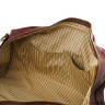 Lisbona - Дорожная кожаная сумка-даффл - Большой размер (Темно-коричневый)