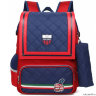 Рюкзак школьный в комплекте с пеналом Sun eight SE-2697 Красный/Тёмно-синий
