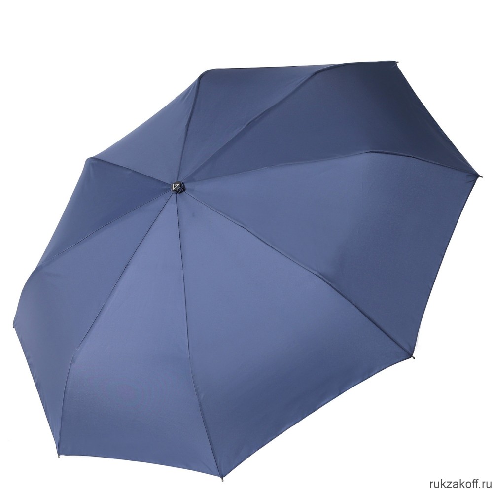 Женский зонт Fabretti T-1902-8 автомат, 3 сложения, эпонж синий