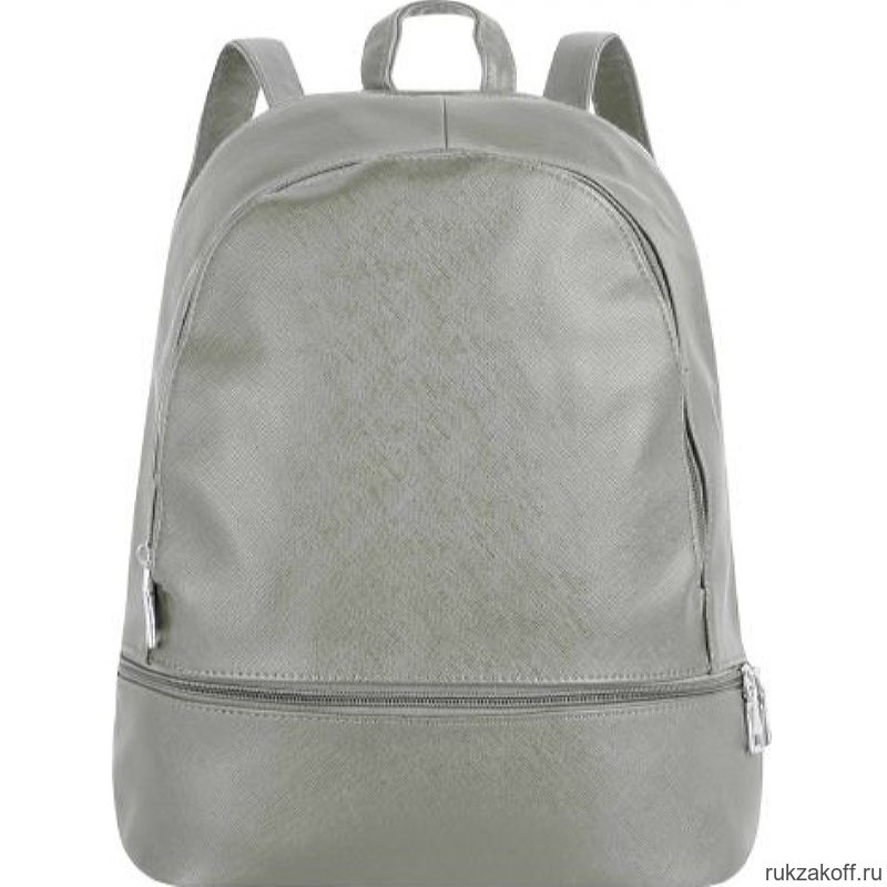 Кожаный рюкзак Monkking 0753-1 серебро