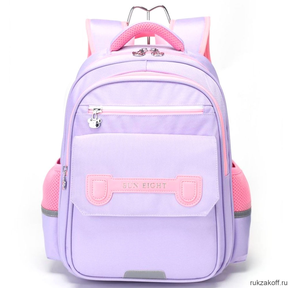 Рюкзак школьный Sun eight SE-90058 фиолетовый/розовый