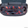Рюкзак Ginger Bird Грог 15 с карманами черный (лисы красные)