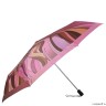 UFLS0027-5 Зонт женский облегченный,  автомат, 3 сложения, сатин розовый