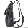 Женский кожаный рюкзак Orsoro d-441 черный 