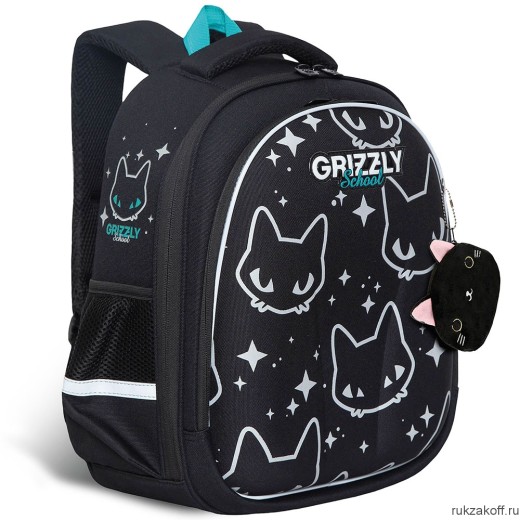 Рюкзак школьный GRIZZLY RAz-286-12 черный — 