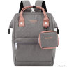 Рюкзак-сумка Himawari HW-H2268 Серый/Розовый