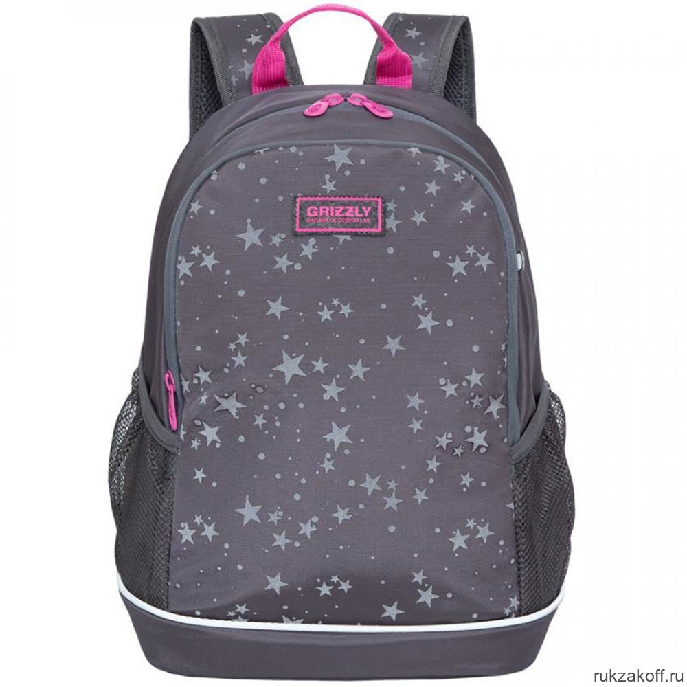 Рюкзак школьный Grizzly RG-063-3 Тёмно-серый