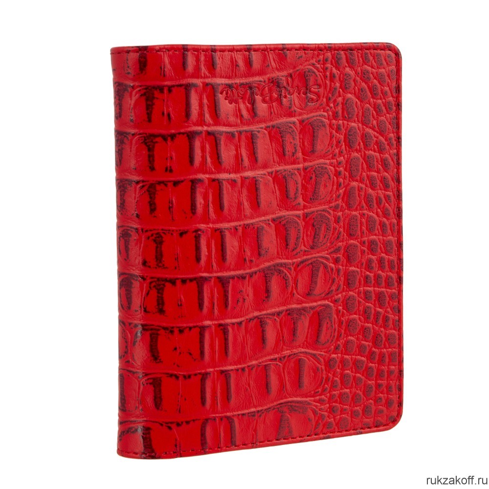 Обложка для автодокументов Sergio Belotti 7301 croco red