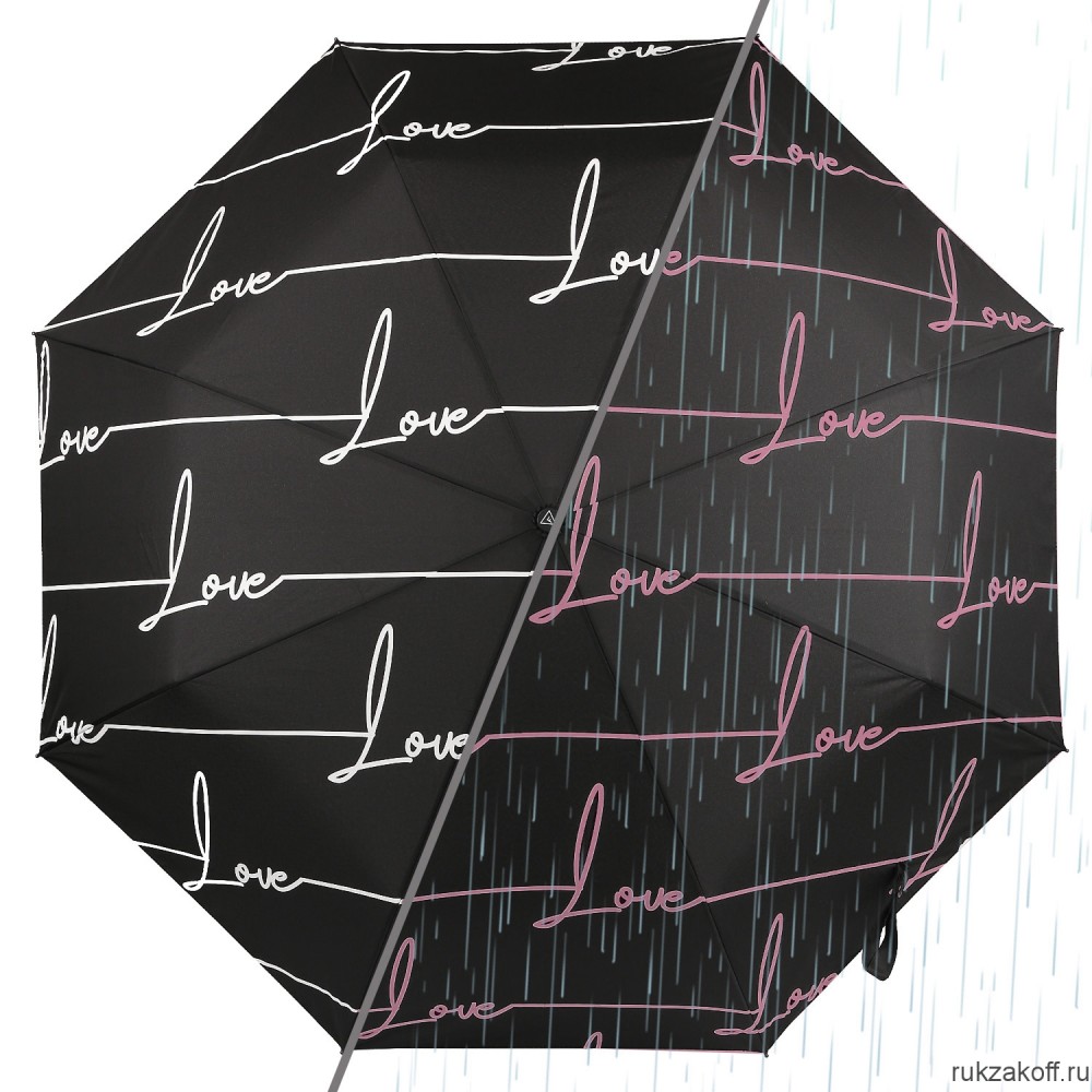Женский зонт Fabretti UFW0007-5 автомат, 3 сложения, эпонж розовый