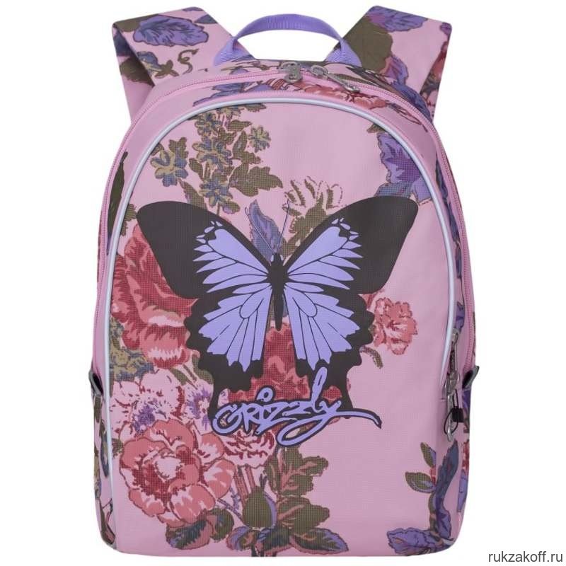 Рюкзак Grizzly Bright Butterfly Rose Rs-764-3