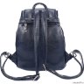 Женский кожаный рюкзак Orsoro d-179 темно-синий