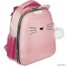 Ранец с ушками ортопедический №1 School Kitty ярко розовый